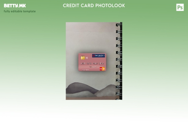 Модерен стил на предниот шаблон за мастер картички со фото изглед на Zambia Cavm